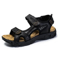 Sandales orthopédiques mixtes à scratch, trois coloris, noir