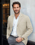 Blazer homme d'été léger, quatre coloris, du S au 3XL, beige