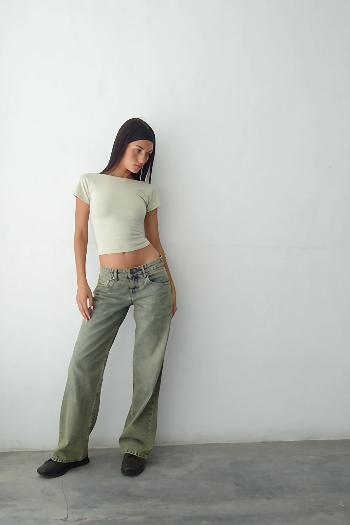 Jean taille basse femme stretch, style années 2000, du XS au XL, gris