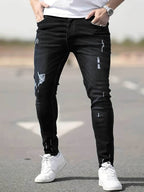 Jean slim homme extensible, huit coloris, du XS au 4XL