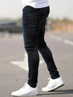 Jean slim homme extensible, huit coloris, du XS au 4XL