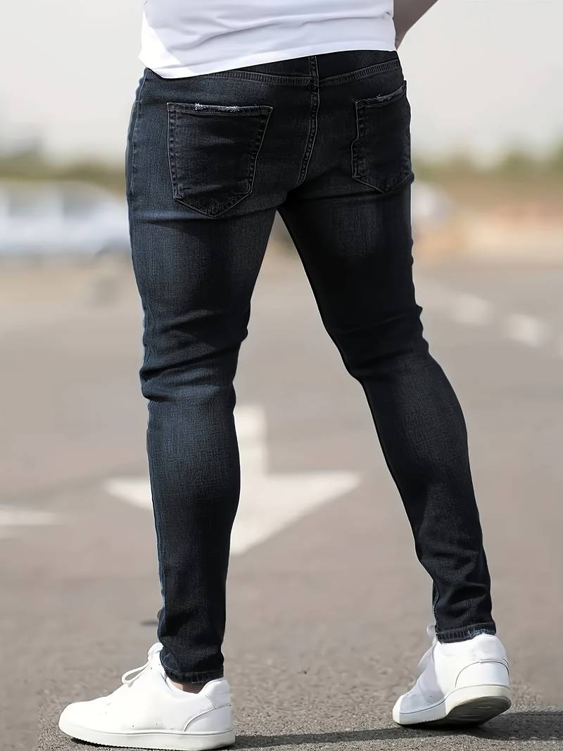 Jean slim homme extensible, huit coloris, du XS au 4XL