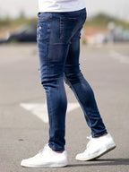 Jean slim homme extensible, huit coloris, du XS au 4XL