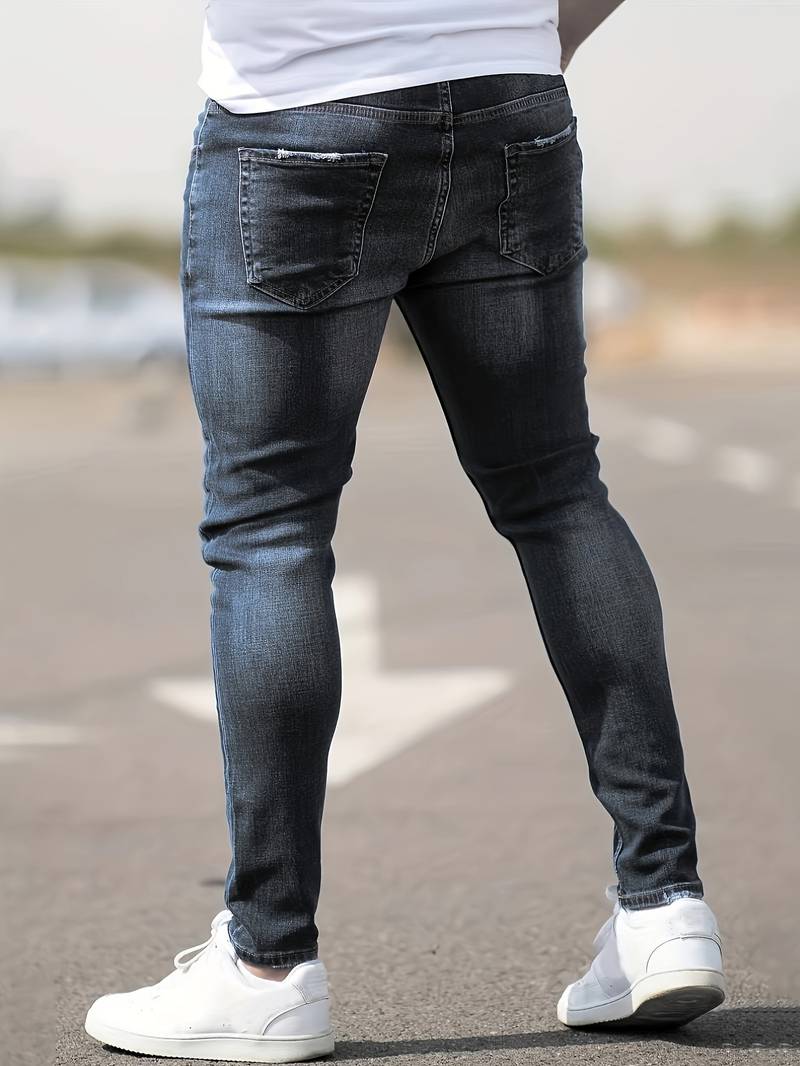 Jean slim homme extensible, huit coloris, du XS au 4XL