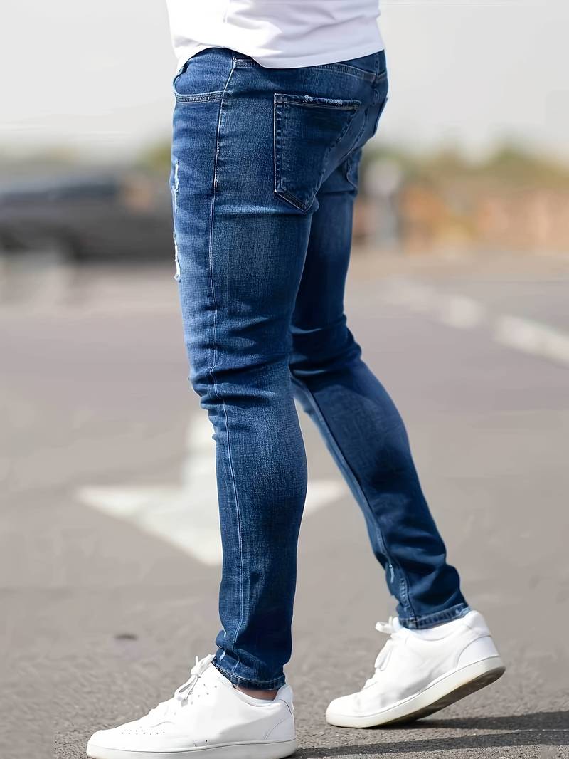 Jean slim homme extensible, huit coloris, du XS au 4XL