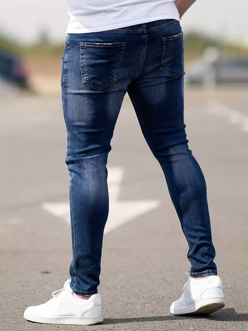 Jean slim homme extensible, huit coloris, du XS au 4XL