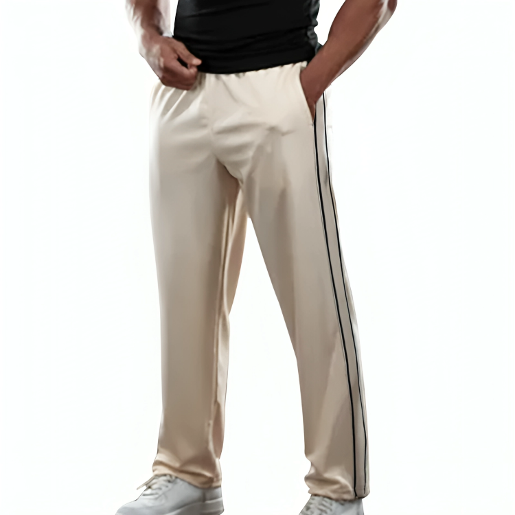 Jogging homme coupe ample, taille élastique à cordon, cinq coloris, kaki