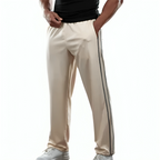 Jogging homme coupe ample, taille élastique à cordon, cinq coloris, kaki