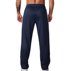 Jogging homme coupe ample, taille élastique à cordon, cinq coloris