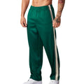 Jogging homme coupe ample, taille élastique à cordon, cinq coloris, vert