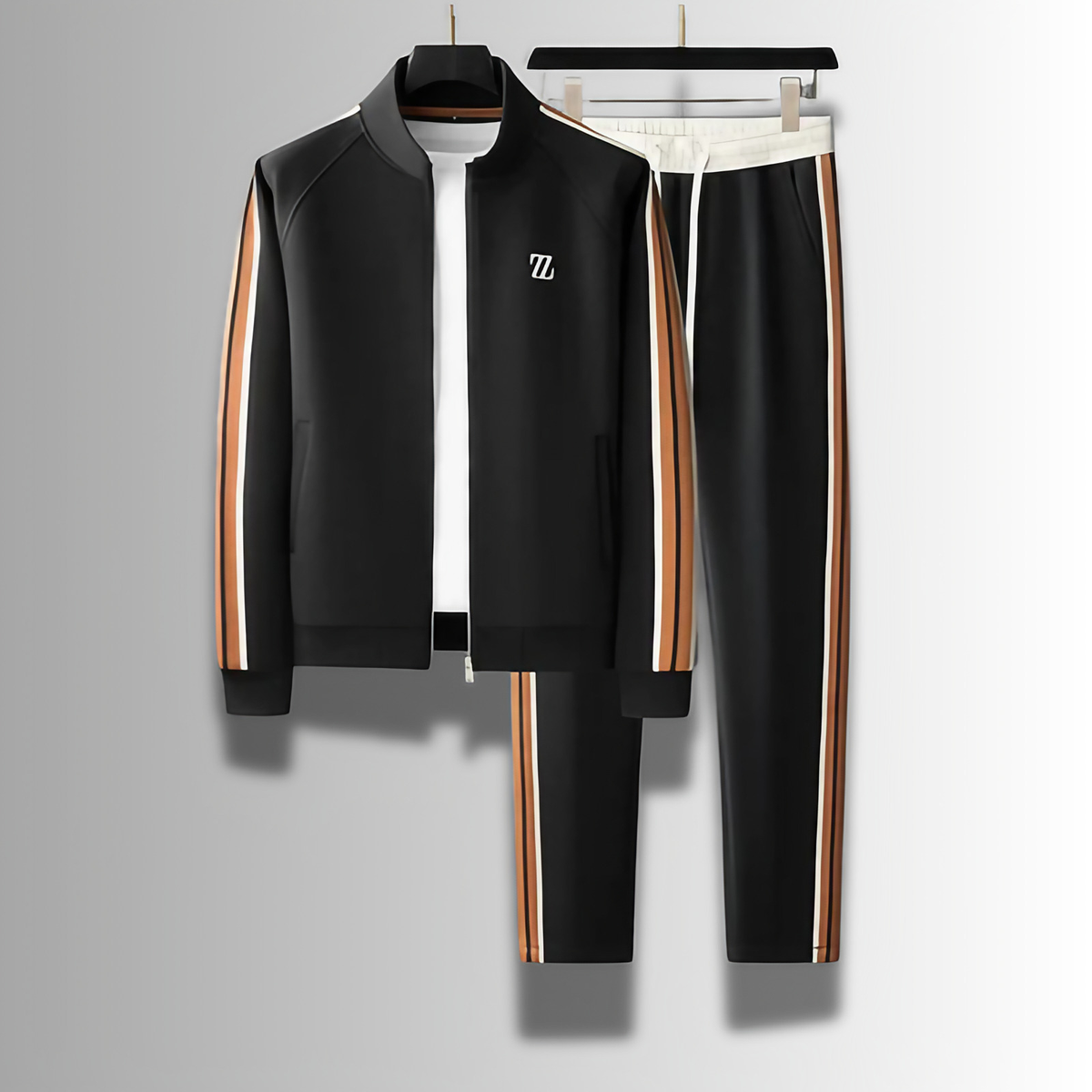 Ensemble jogging homme pour l'automne, trois coloris, noir