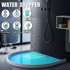 Barrière de douche en silicone adhésive, 1 ou 2 mètres