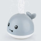 Jouet de bain baleine à jet d'eau et lumières LED