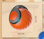 Jouet interactif pour chat à mouvement automatique, orange