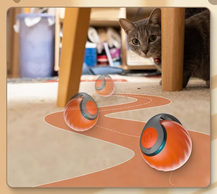 Jouet interactif pour chat à mouvement automatique