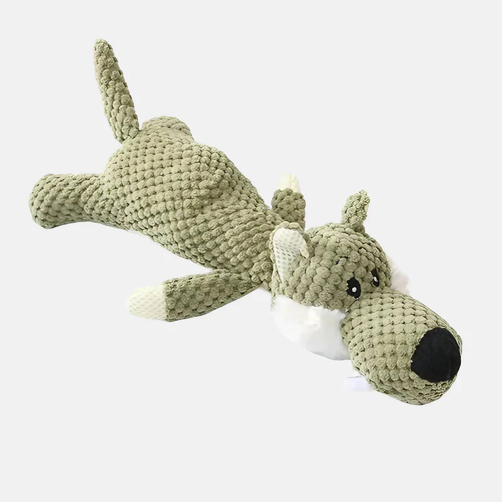 Jouet à mâcher pour chien, forme lion, loup ou éléphant
