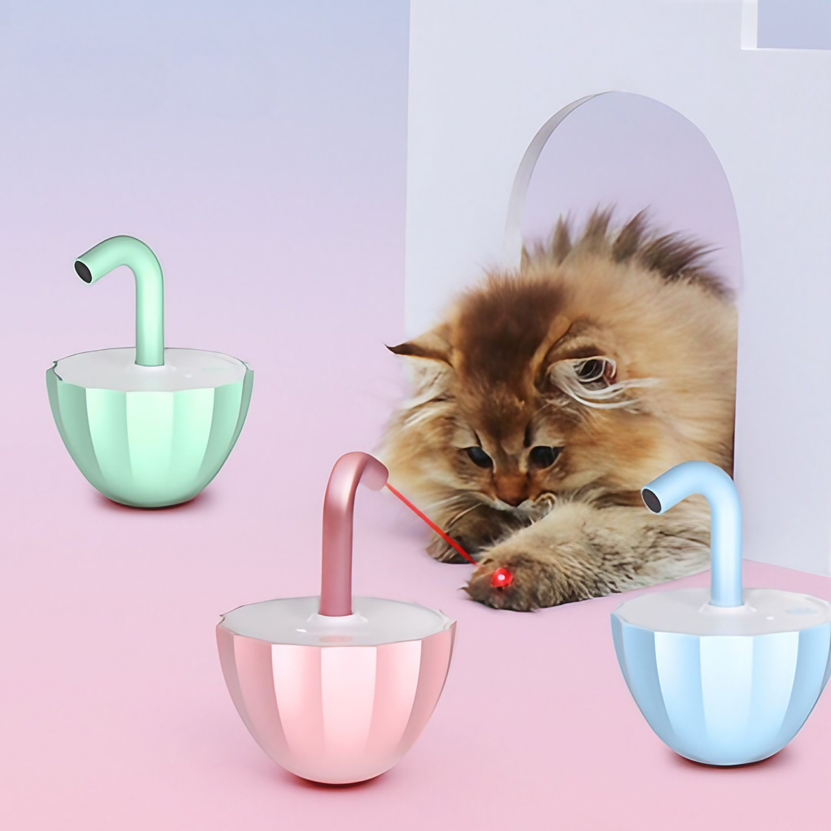 Jouet laser automatique pour chat, mouvement de balancier