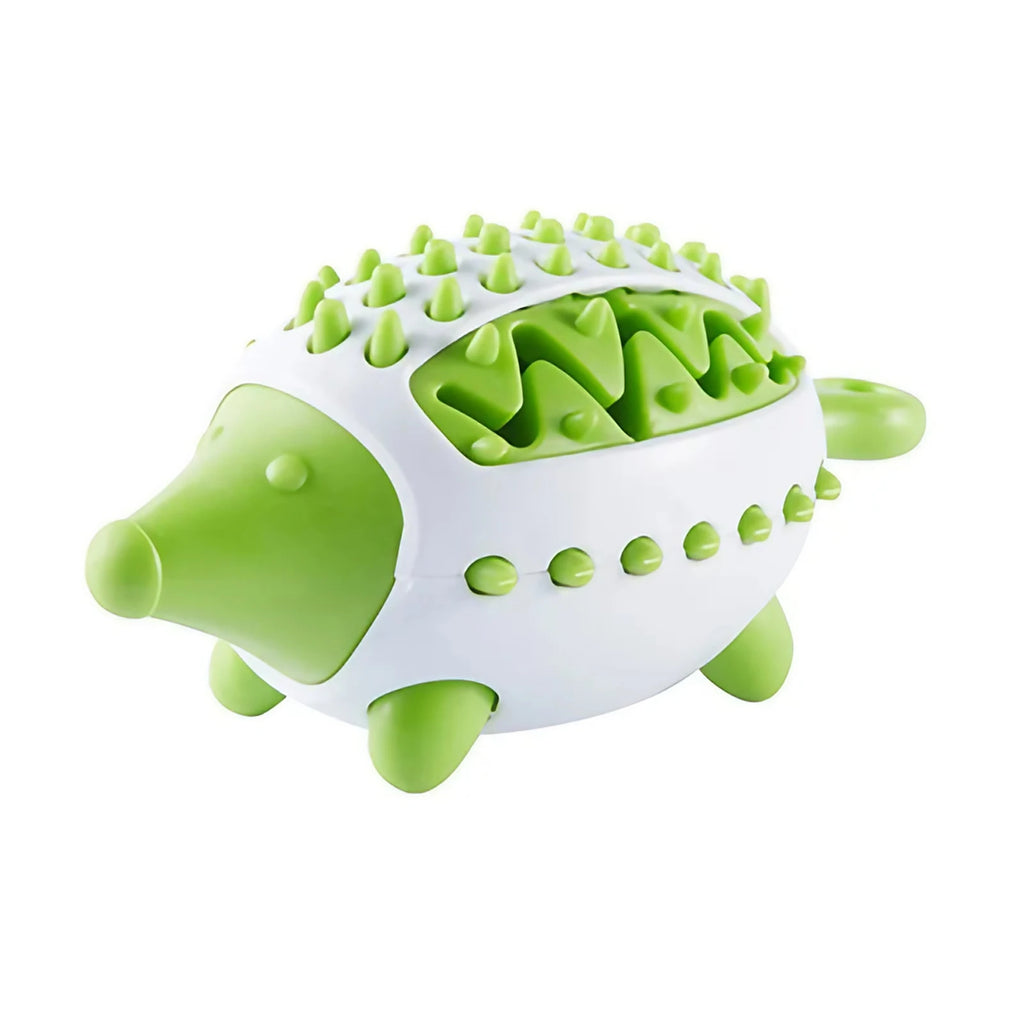Jouet distributeur de friandises pour chien, à mâcher, vert