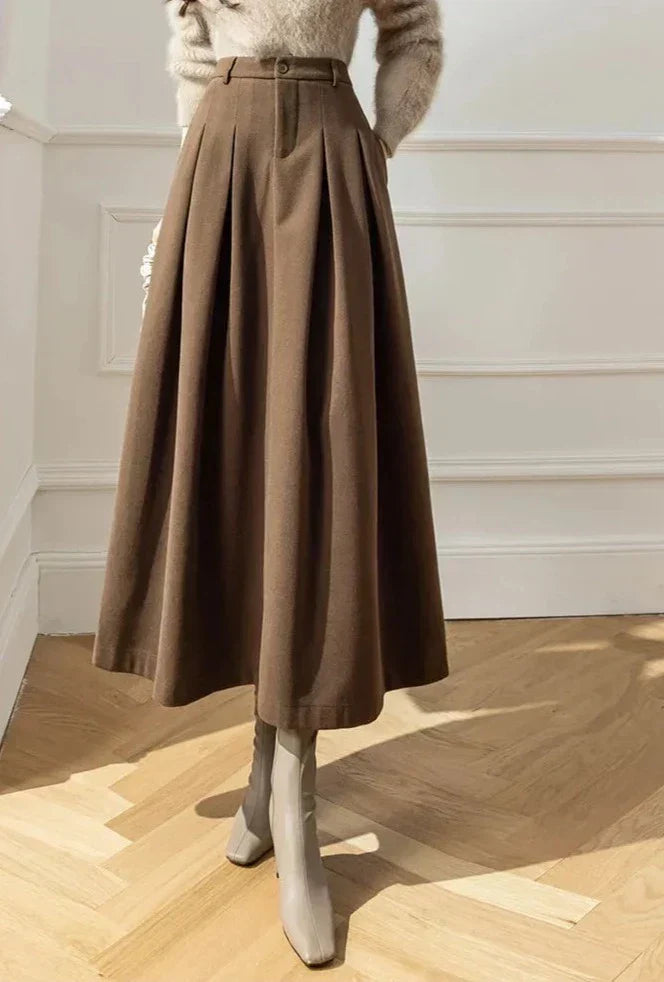 Jupe femme habillée, marron ou noir, du 32 au 46