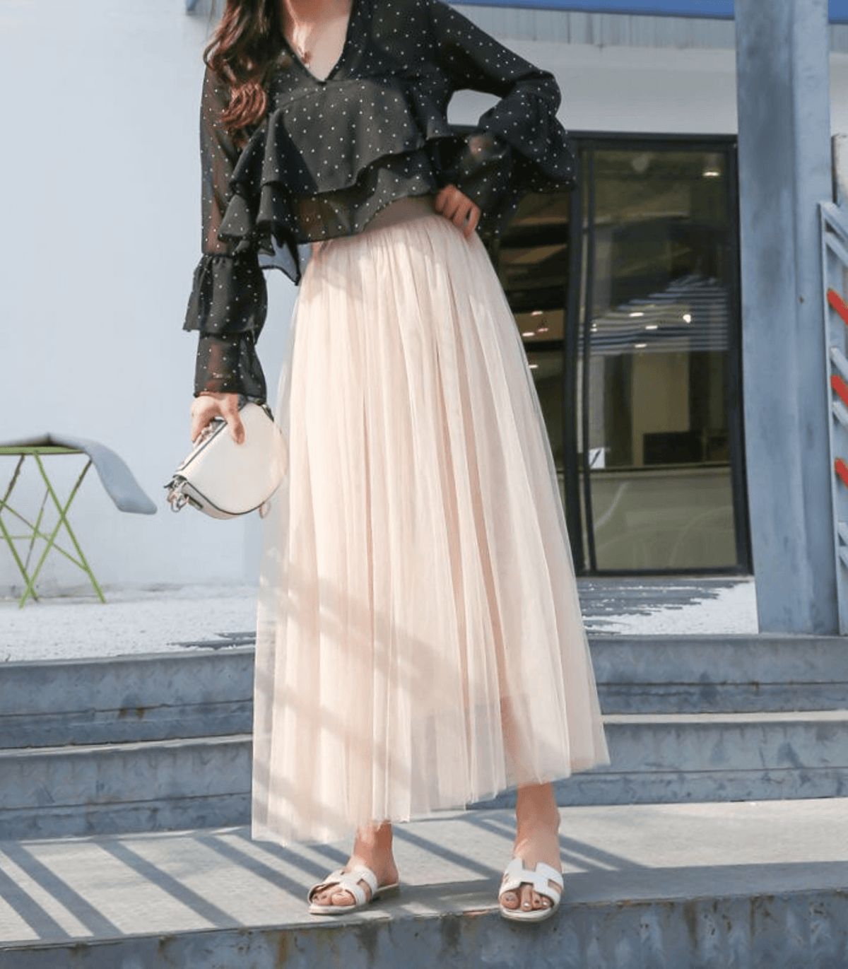 Jupe en tulle femme, taille haute élastique, cinq coloris