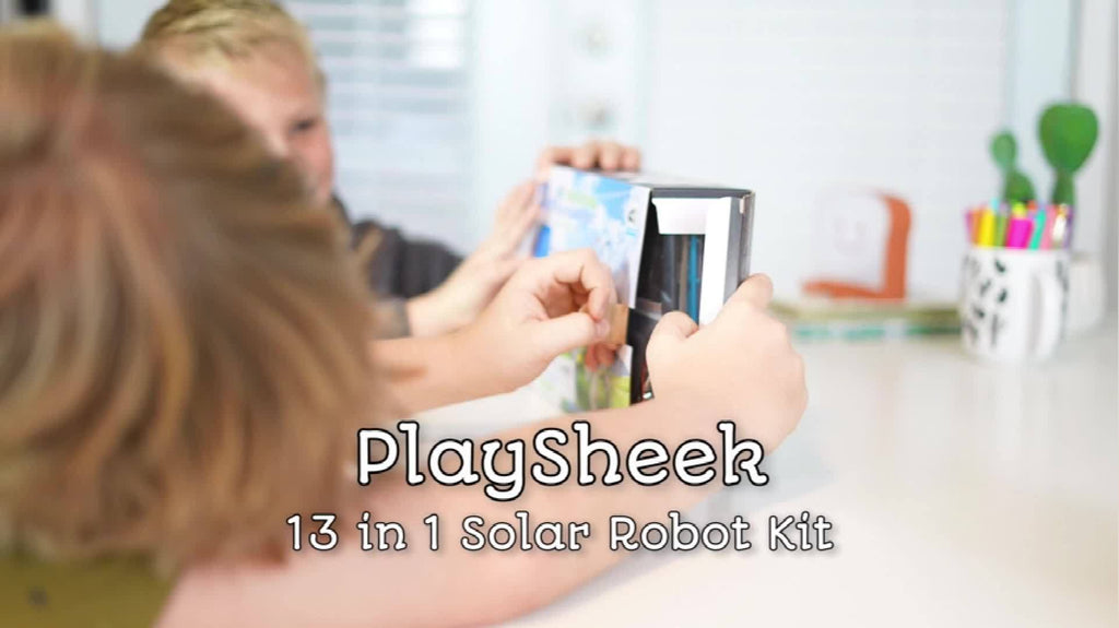 Kit robot solaire 13 en 1 à construire, dès 8 ans