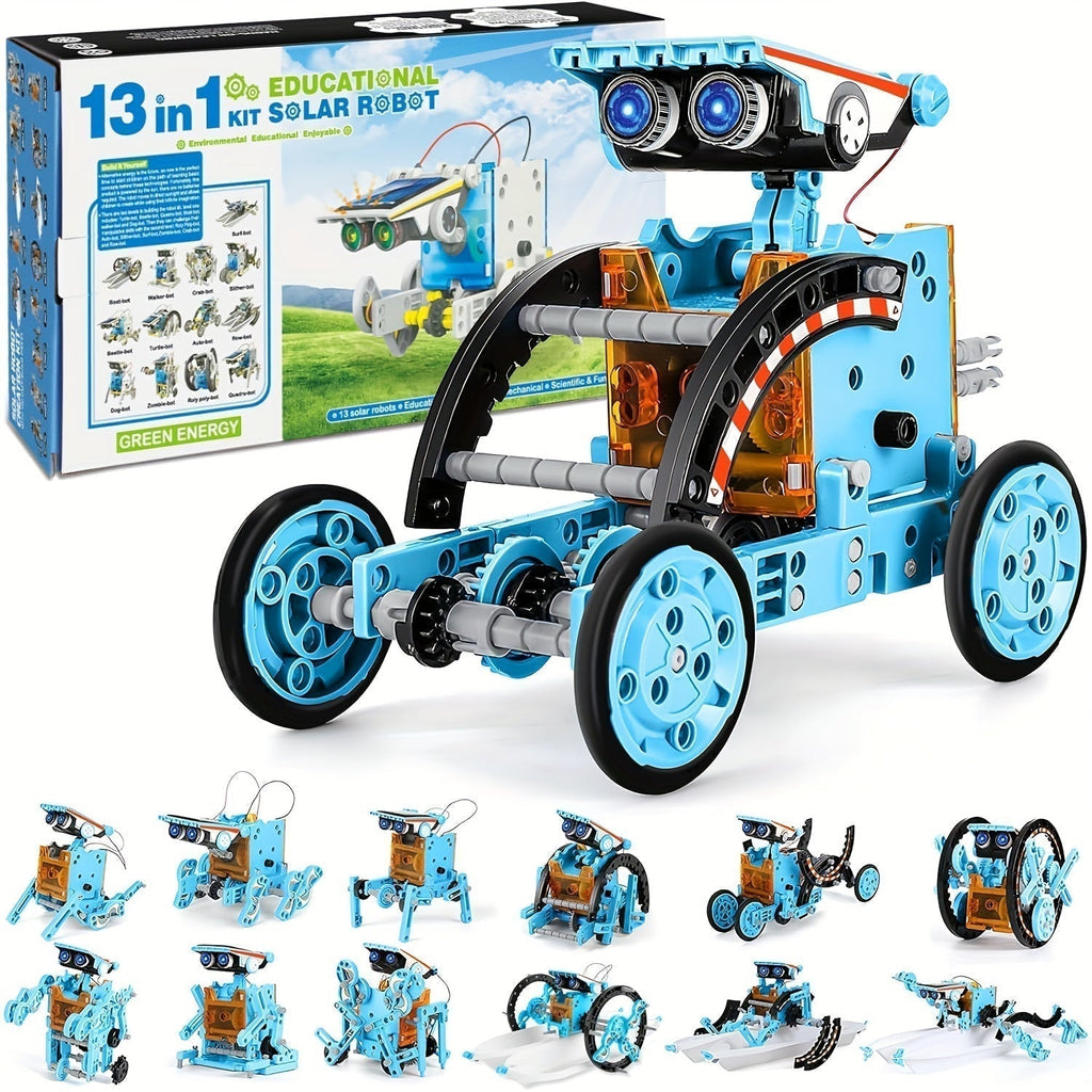 Kit robot solaire 13 en 1 à construire, dès 8 ans