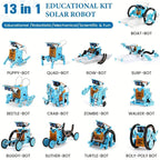 Kit robot solaire 13 en 1 à construire, dès 8 ans