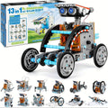 Kit robot solaire 13 en 1 à construire, dès 8 ans, gris
