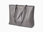 Sac à main femme en cuir, deux compartiments, beige ou gris