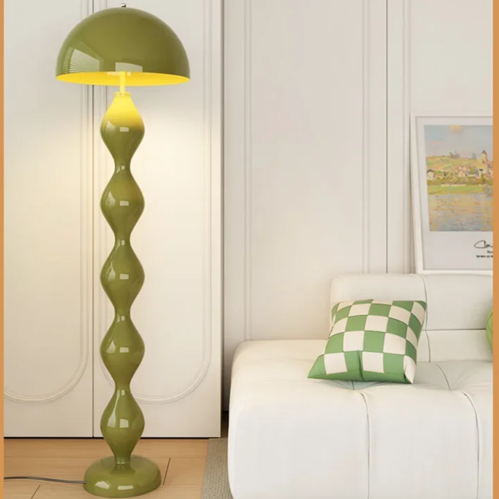 Lampadaire en métal style scandinave, 150 cm, cinq coloris