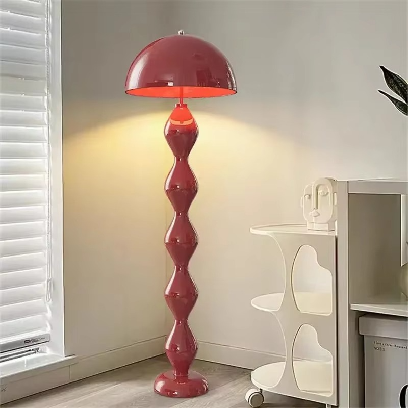 Lampadaire en métal style scandinave, 150 cm, cinq coloris
