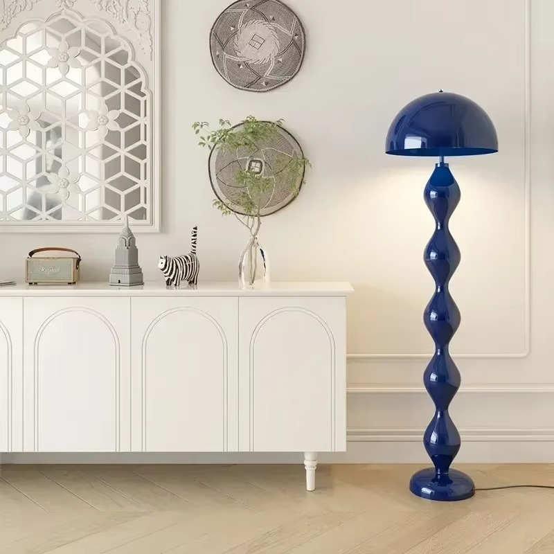 Lampadaire en métal style scandinave, 150 cm, cinq coloris