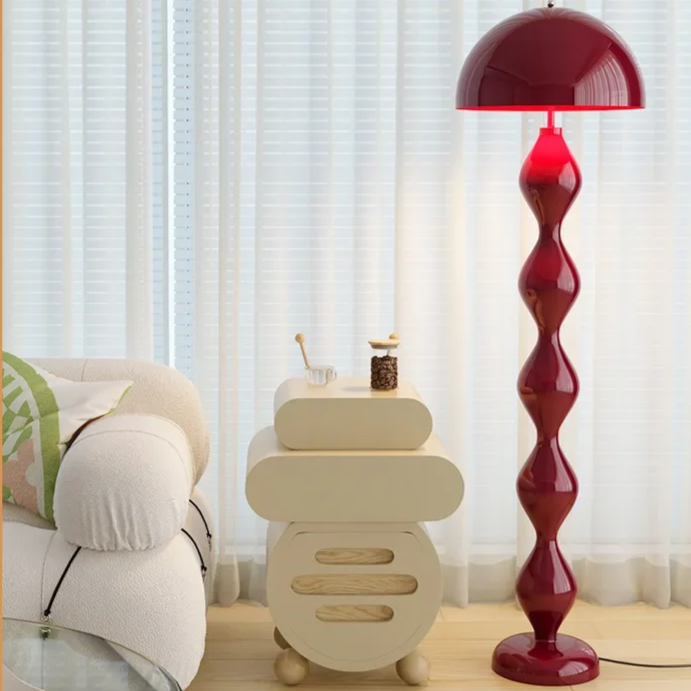 Lampadaire en métal style scandinave, 150 cm, cinq coloris