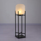 Lampadaire d'extérieur solaire ou filaire, acier et verre, IP65