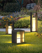 Lampadaire solaire extérieur noir, IP65, trois hauteurs