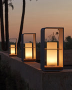Lampadaire solaire extérieur noir, IP65, trois hauteurs