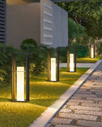 Lampadaire solaire extérieur noir, IP65, trois hauteurs