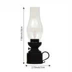 Lampe à huile LED à piles, effet flamme, sans fil