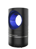 Lampe anti-moustiques USB à aspiration, silencieuse, deux tailles, noir