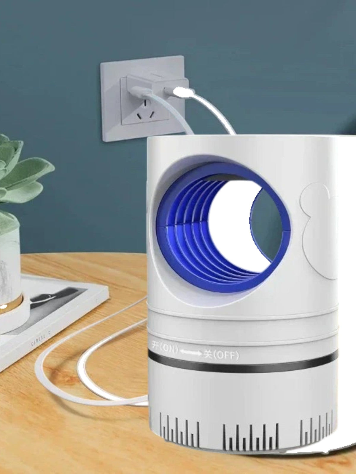 Lampe anti-moustiques USB à aspiration, silencieuse, deux tailles