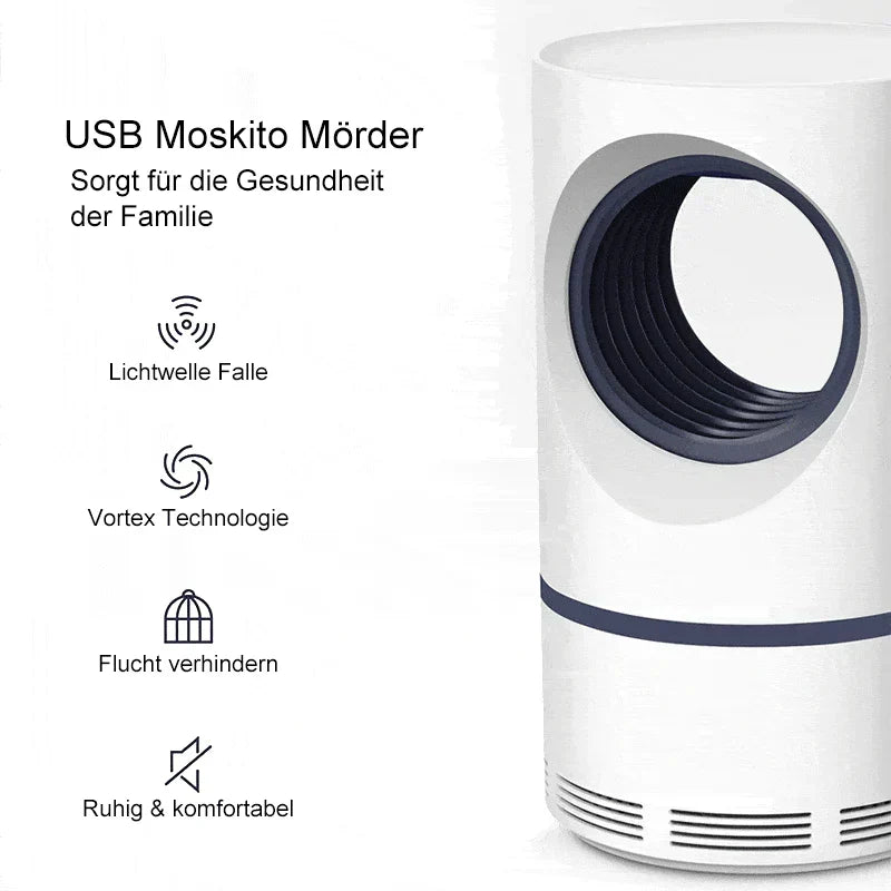 Lampe anti-moustiques UV alimentée par USB, silencieuse
