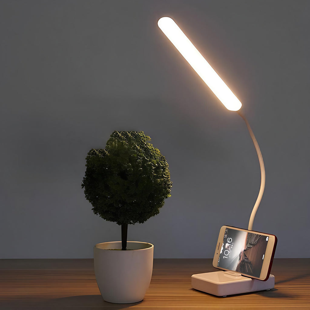 Lampe de bureau LED à bras flexible, 3 teintes de blanc