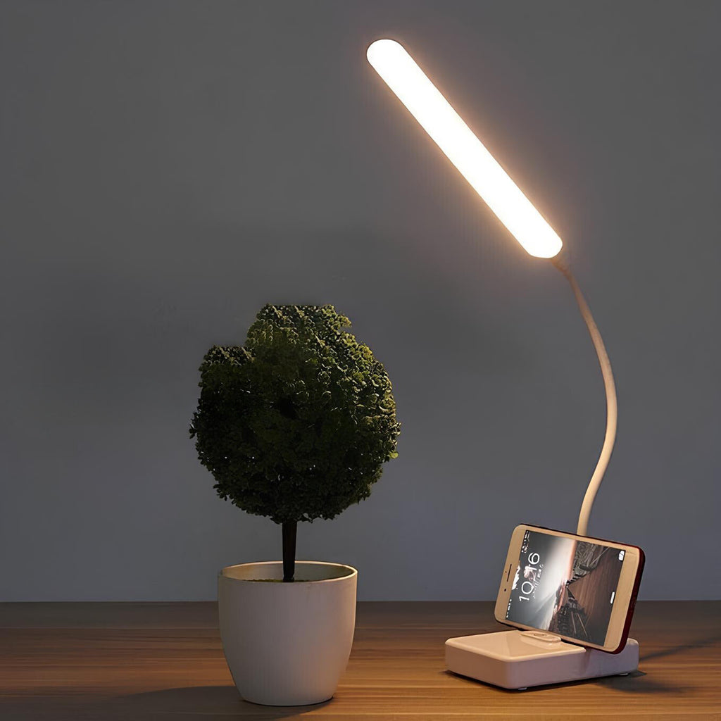 Lampe de bureau LED à bras flexible, 3 teintes de blanc