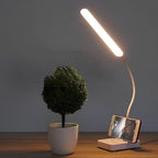 Lampe de bureau LED à bras flexible, 3 teintes de blanc