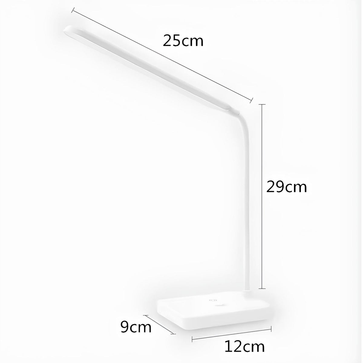 Lampe de bureau LED à bras flexible, 3 teintes de blanc