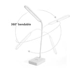 Lampe de bureau LED à bras flexible, 3 teintes de blanc