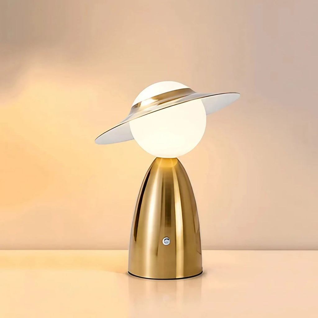 Lampe LED tactile avec chargeur de téléphone sans fil intégré
