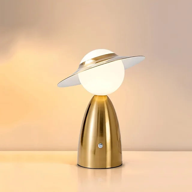 Lampe LED tactile avec chargeur de téléphone sans fil intégré