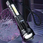 Lampe torche LED rechargeable 5000 lumens, aluminium, IP64