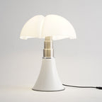 Lampe de table rétro LED en métal et acrylique, 10 W, blanc